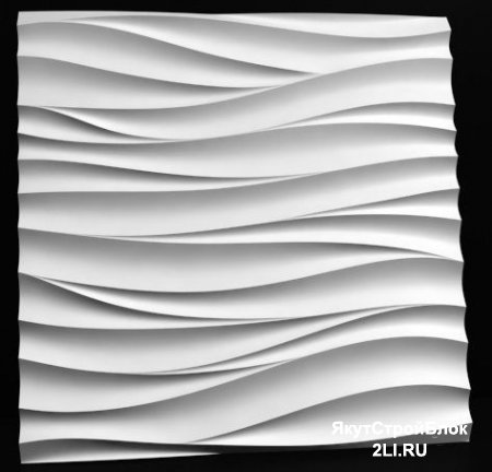 Гипсовая 3D панель Alamak 500х500