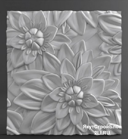 Гипсовая 3D панель Werdi 500х500